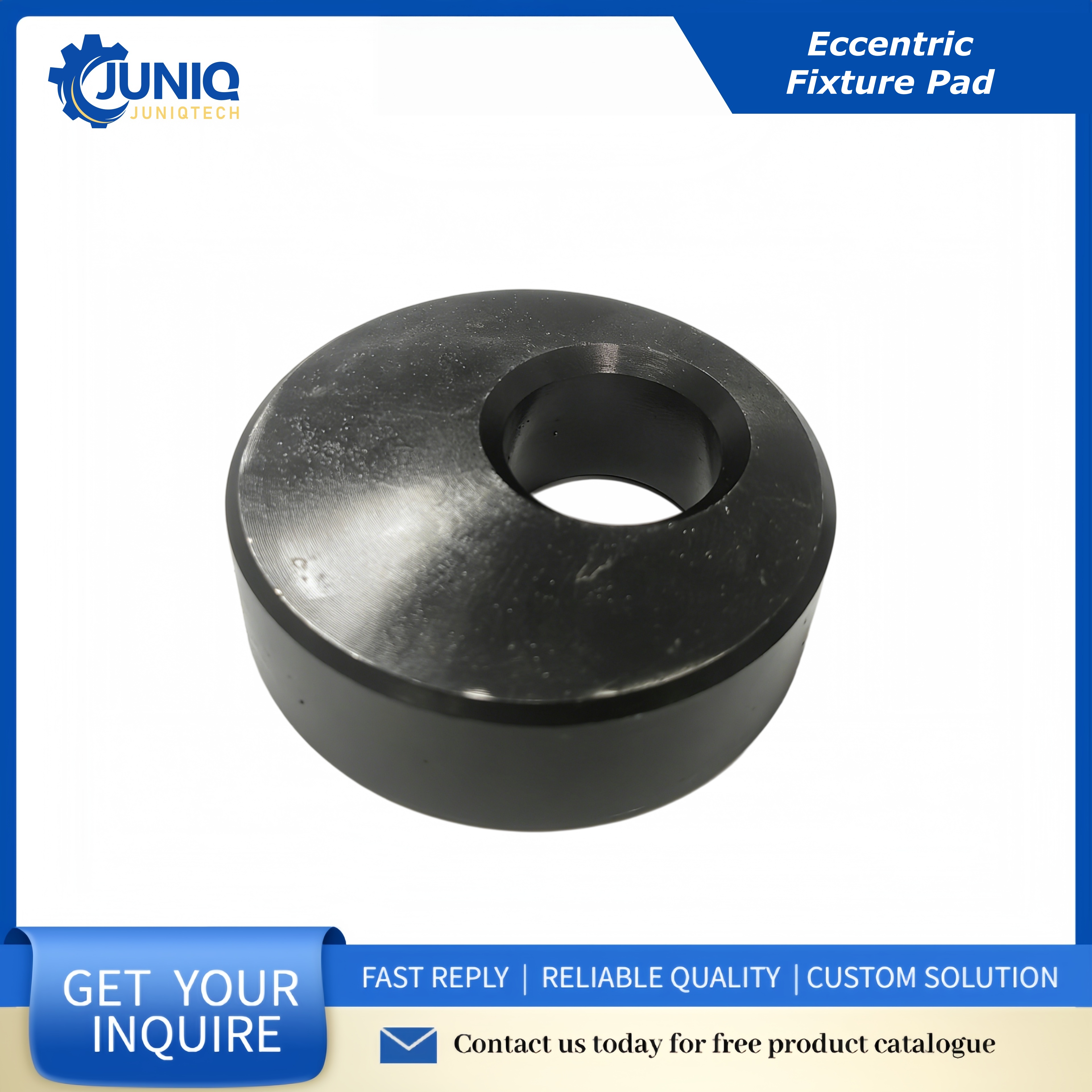 Eccentric Fixture Pad for Welding Tables
