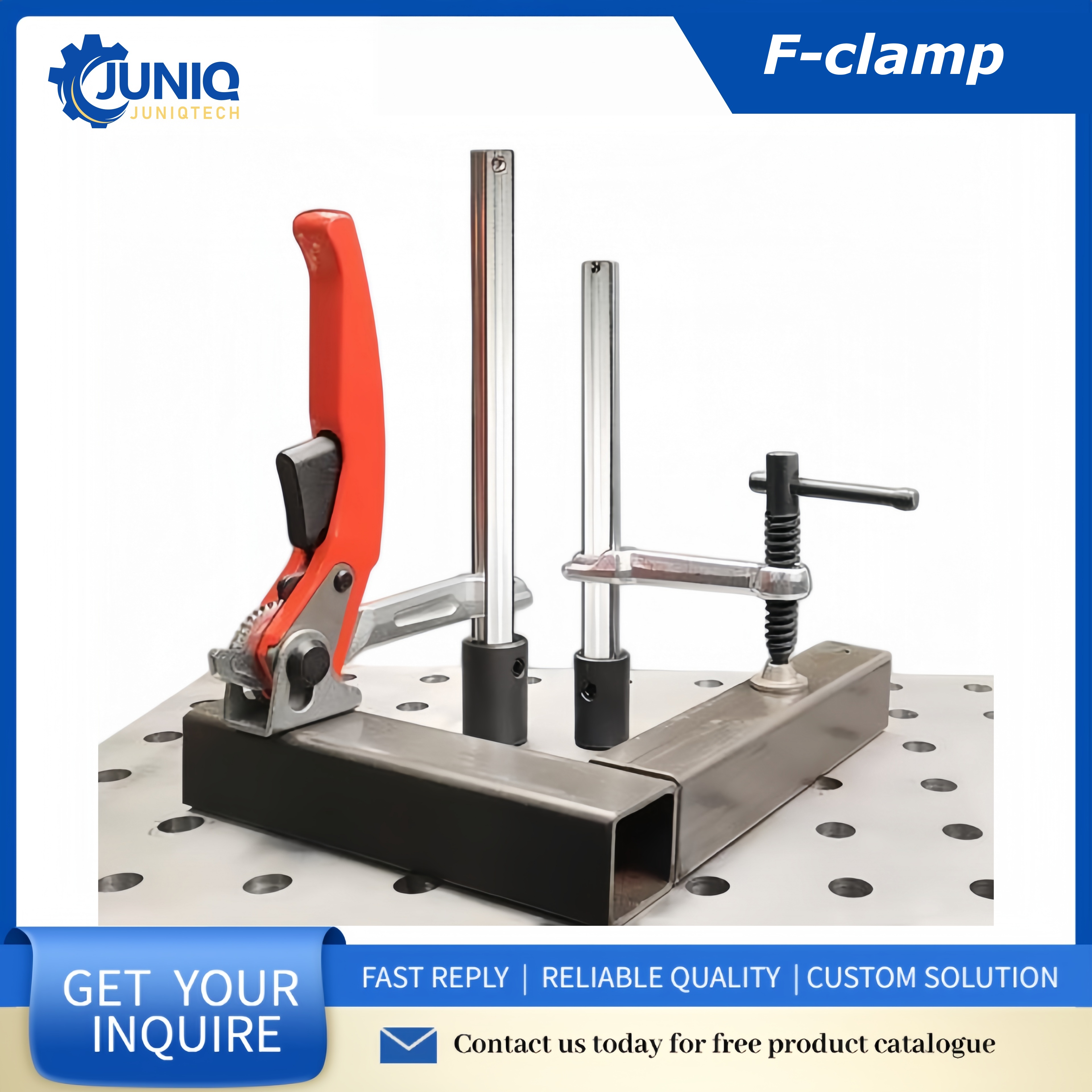Ratchet F Clamp for Welding Table