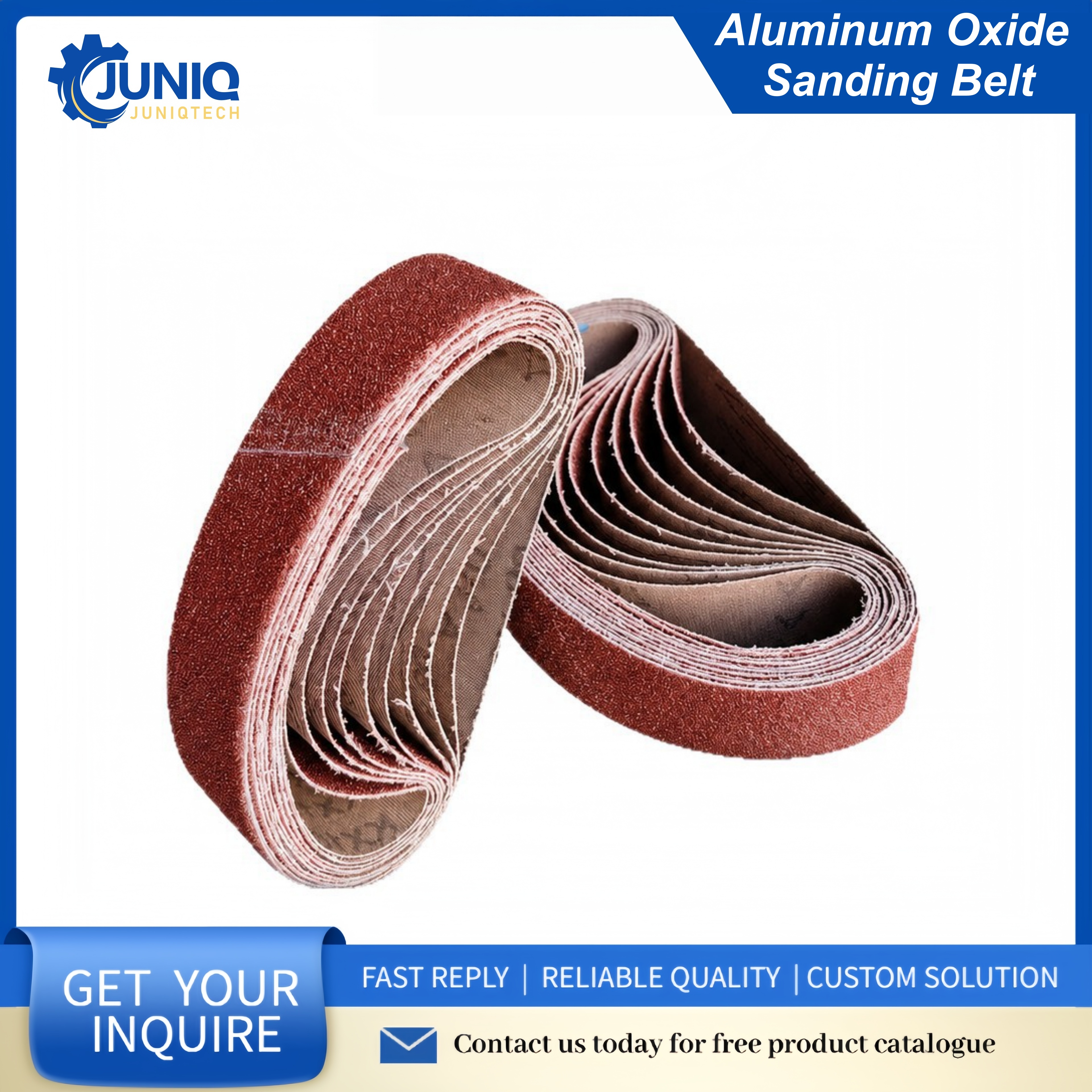 Aluminum Oxide Abrasive Sanding Belt for Metal Wood Grinding Polishing