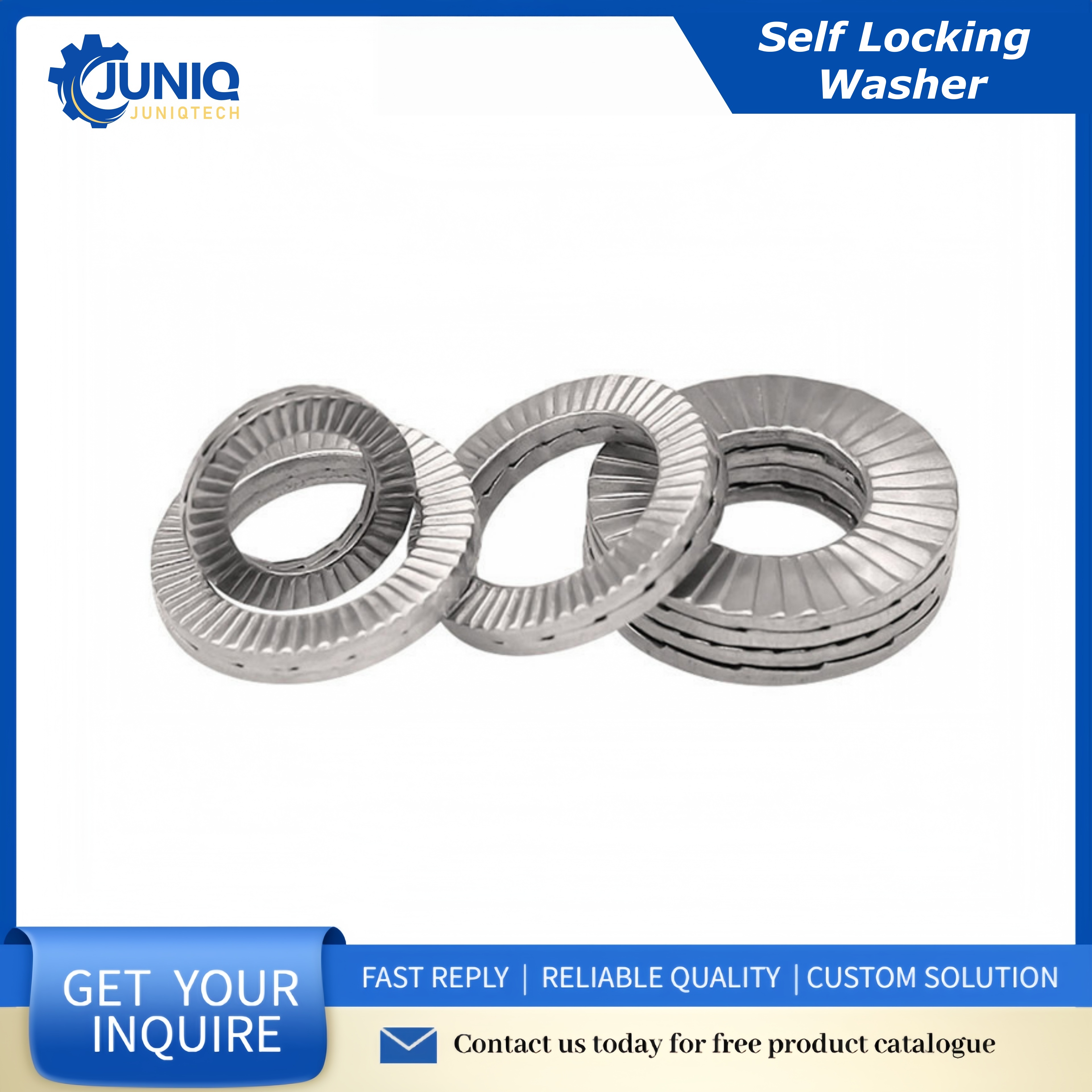 Double Fold Self Locking Washers